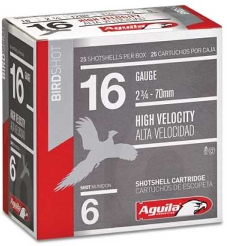 Aguila Field 16 Gauge Ammunition 25 Rounds 2-3/4" Length 1 Ounce #8 Lead Shot